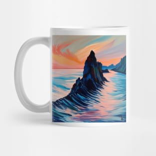 Pointly Rocks in the Ocean Mug